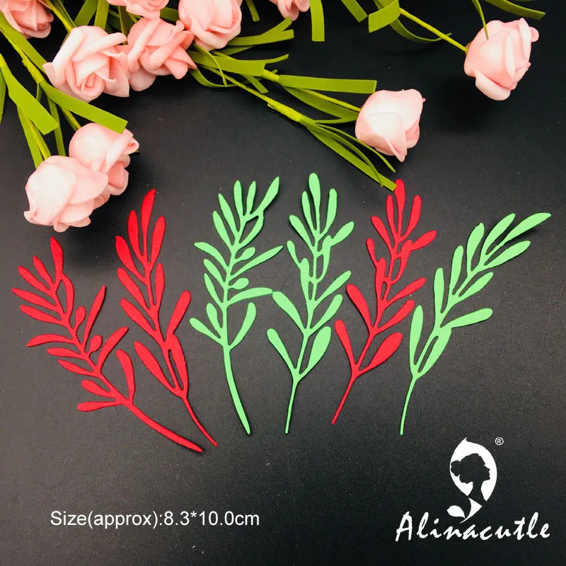 Alinacutle Metal Cutting Die Cut 3PC Leaf Leaves Floral DIY Scrapbooking Paper Craft Handmade Card Punch Art Cutter Die Cut image 5