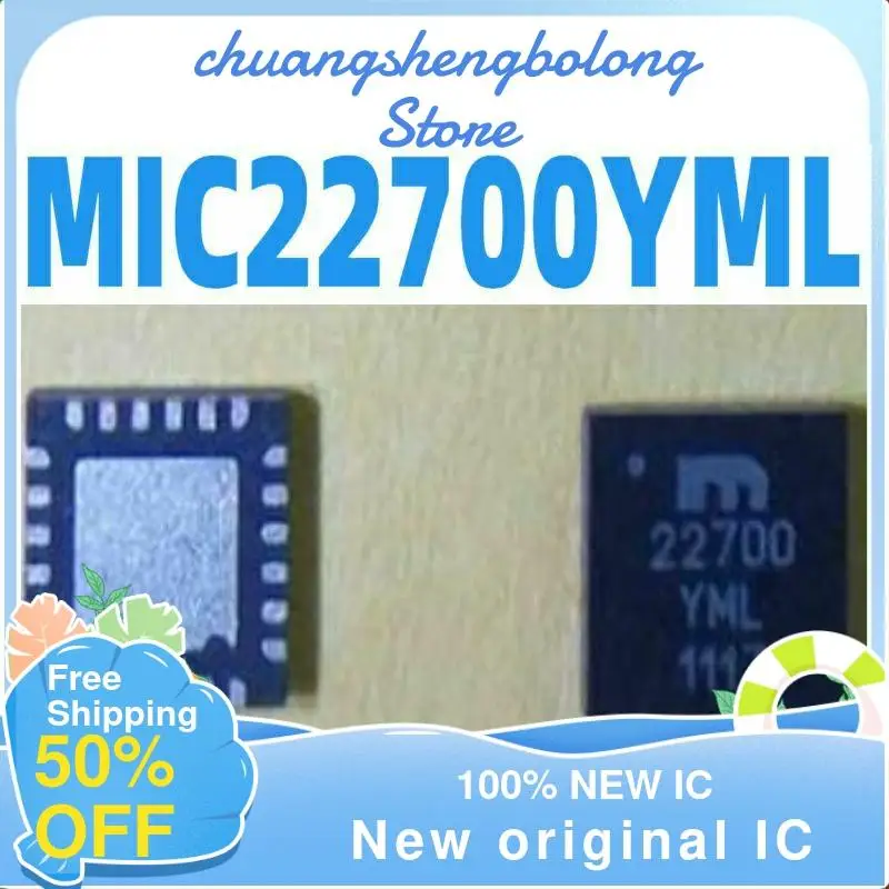 5PCS MIC22700YML QFN24  New original IC