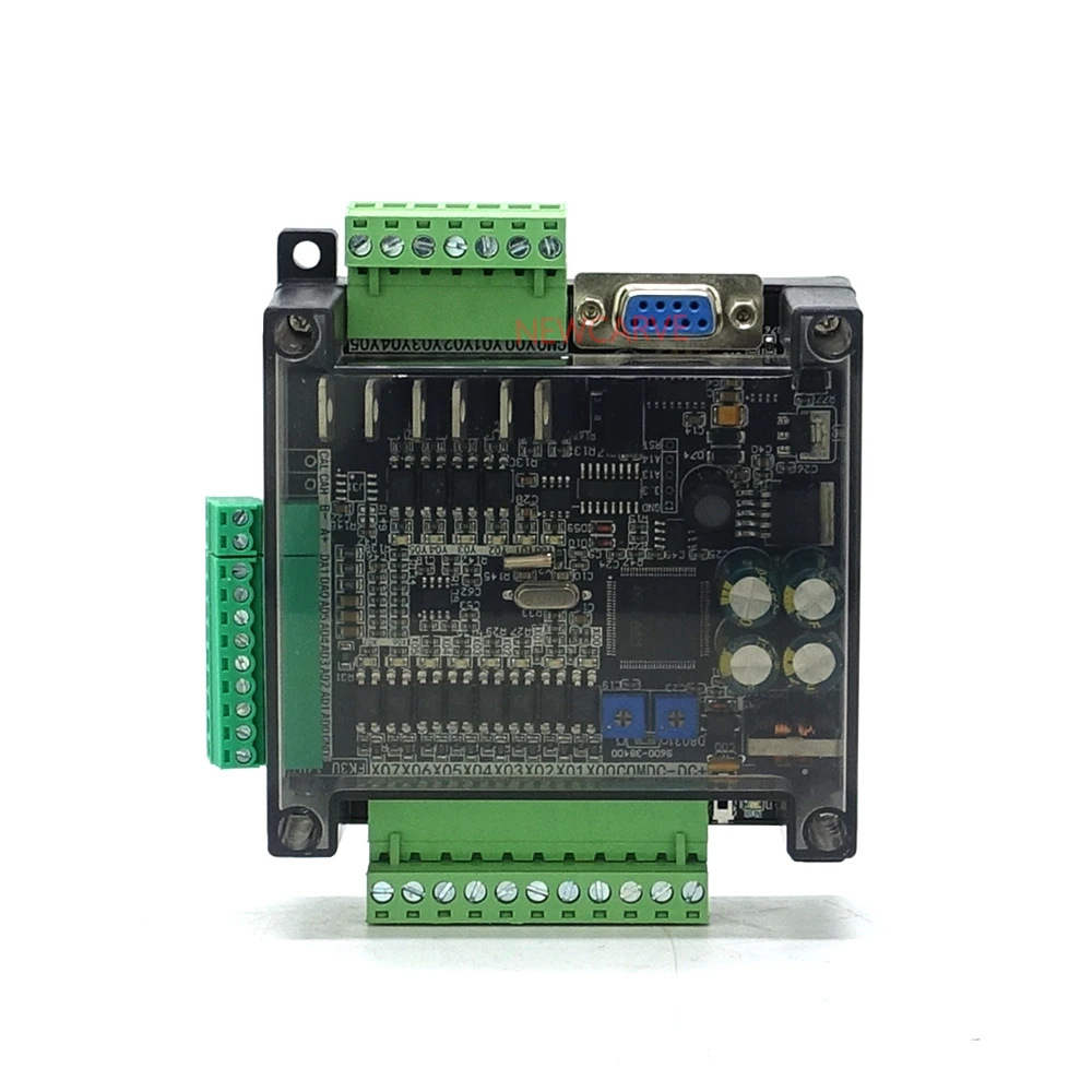 PLC Industrial Control Board FX3U-14MR FX3U-14MT 8 Input 6 Output 6AD 2DA And RS485 Compatible With FX1N And FX2N NEWCARVE