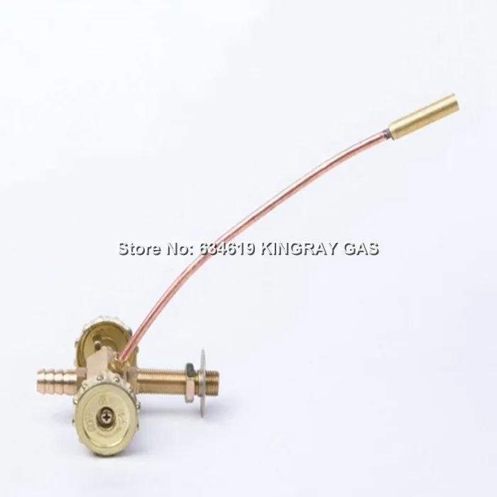 

Gas Cock Valve For Burner / Stove Furnace Assembly Fittings Gas Mannually Shutoff Valve With Pilot Flame