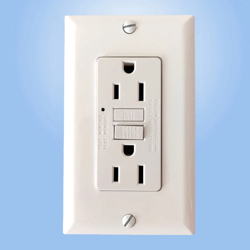 

American GFCI 15a/20a outlet tamper resistant receptacle,American Type Wall Socket Smart Lock GFCI with UL Approval