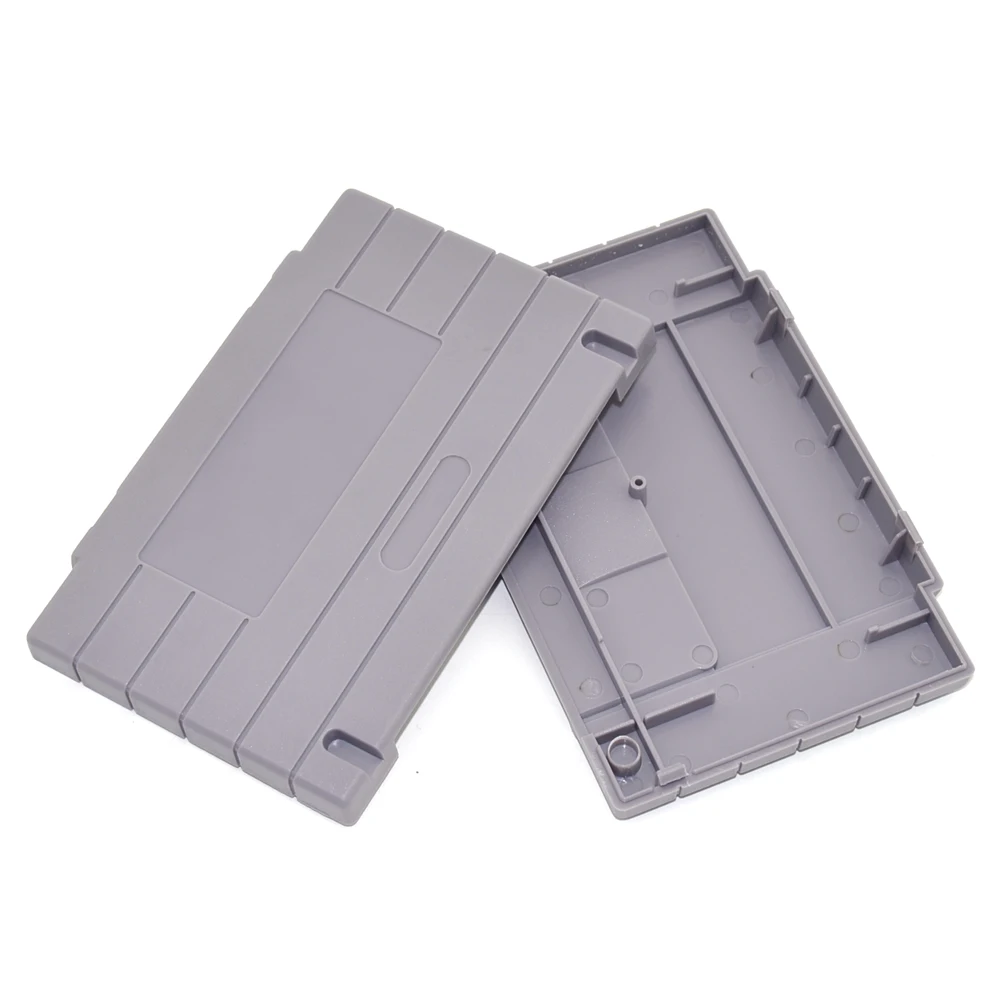 10 PCS a lot Game Cartridge Plastic Shell Replacement for S-N-E-S with back sticker US Version