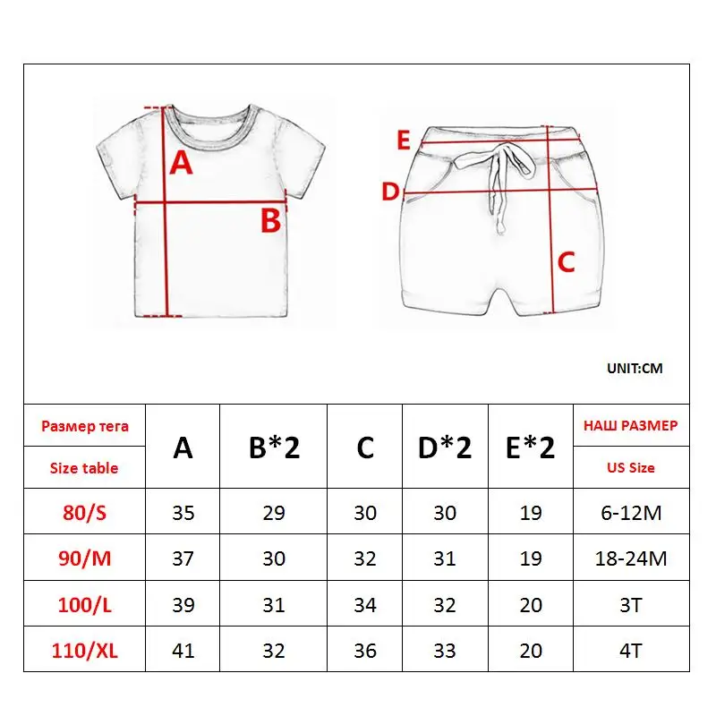 Summer Boys Clothes Baby Letter Shirt Set Print Short Sleeve Shirt + Pants for Infant Toddler Boy 2 PCS Outwear 1 2 3 4 Years