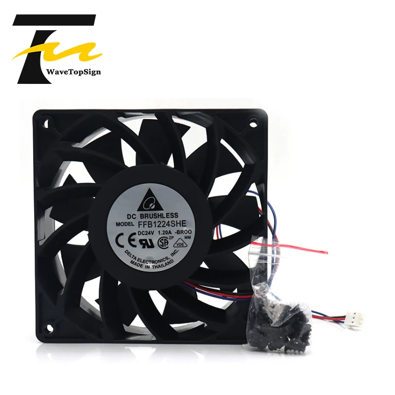 WaveTopSign FFB1224SHE/0924EHE 0,75A 1,2A 24V 12CM Инверторный охлаждающий вентилятор