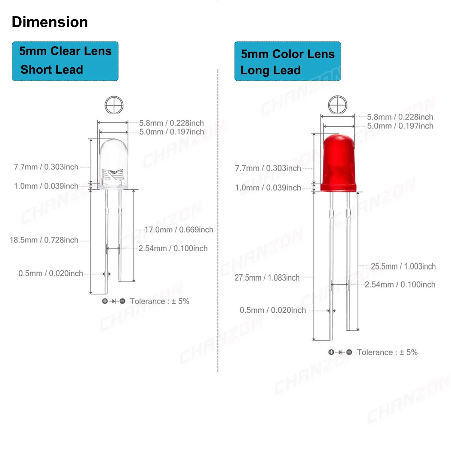 100 Stuks 3mm 5mm Led Diode Knipperende Wit Rood Groen Blauw Geel RGB Snelle Trage Flash Diffuus heldere Kleur Veranderende Light Emitting