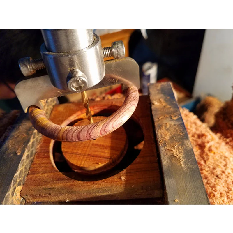 Broca de anillo para brazalete, mango de cuchillas de carburo, cortador de fresado para carpintería, herramienta de moldeo de pulsera