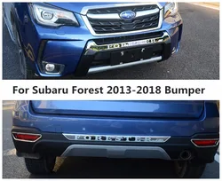 ABS Front + Rear Bumper Protector Guard Skid Plate Fit For Subaru Forester 2013 2014 2015 2016 2017 2018