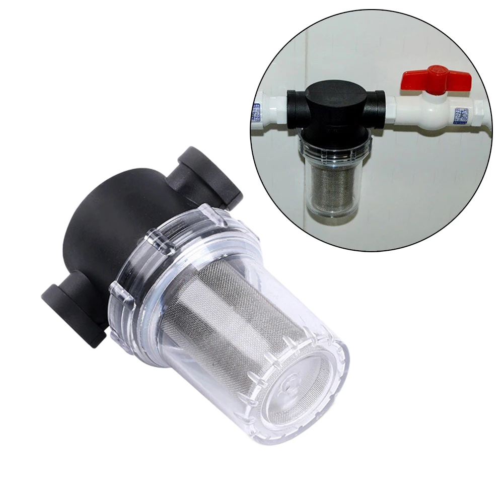 

Car Washing Filter 20/25/32mm Inline Mesh Strainer Water Pump Filter Irrigation High Flow Pipeline Filter Gardening Inlet Water