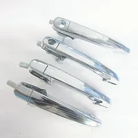 Manija de puerta exterior cromada chapada en plata para Haima 3, accesorios de coche, piezas de carrocería, 59-410, 2007-2016