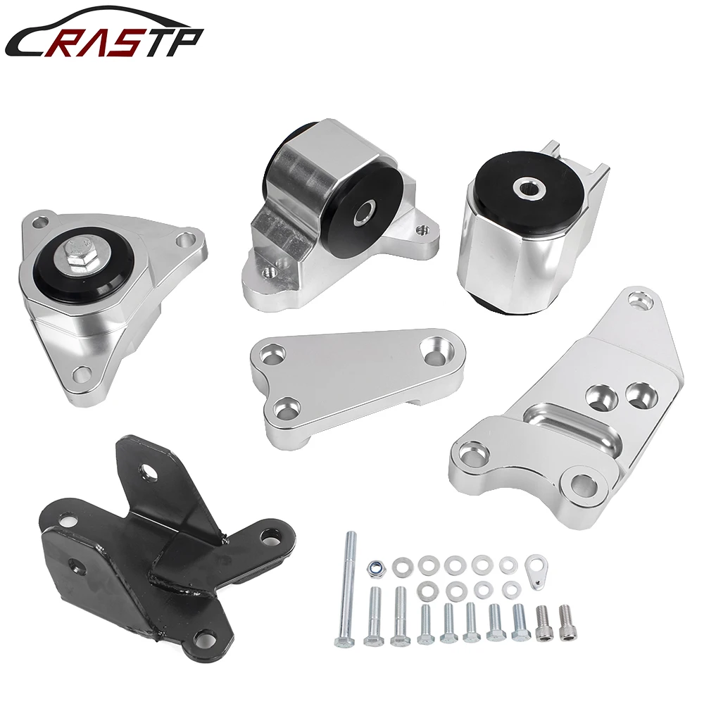 

RASTP-Car Racing Engine Swap Mount Kit for HONDA CIVIC SI 02-06 ACURA RSX 70A MOTOR ENGINE MOUNTS K20 DC5 EP3 RS-EM1005