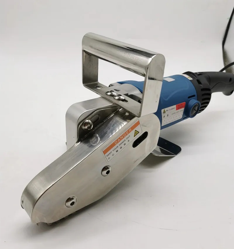 220V ไฟฟ้า Waste Stripper กล่องกระดาษตัดเครื่องคู่ฟัน 1400W กระดาษแข็งกระดาษขอบตัดเครื่องมือ