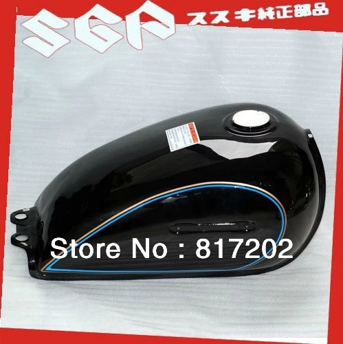 

NEW OEM QUALITY GN250 GN250 FUEL ( PETROL GAS ) TANK, BLACK color with LETTER Emblem