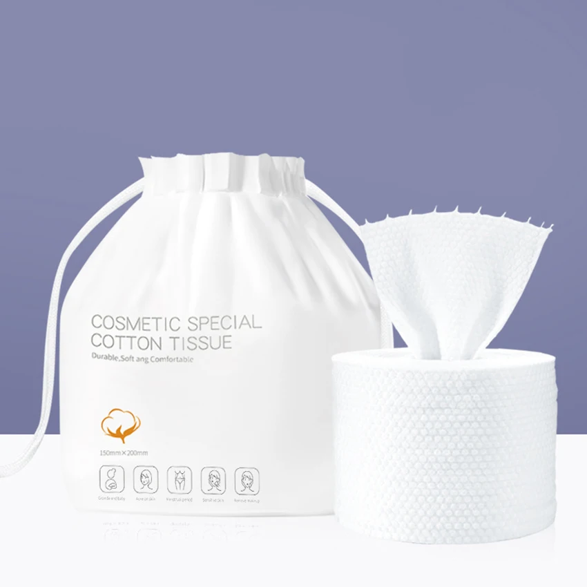 120 ورقة المتاح التطهير ورقة مناشف الوجه لينة الأسطوانة الأنسجة ماكياج التطهير وسادات قطنية العناية بالبشرة مزيل أدوات