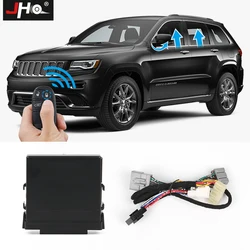 JHO Kit modulo chiudipavancristallo elettrico automatico a 4 porte per Jeep Grand Cherokee 2014-2020 15 2016 17 2018 2019 WK2 Accessori