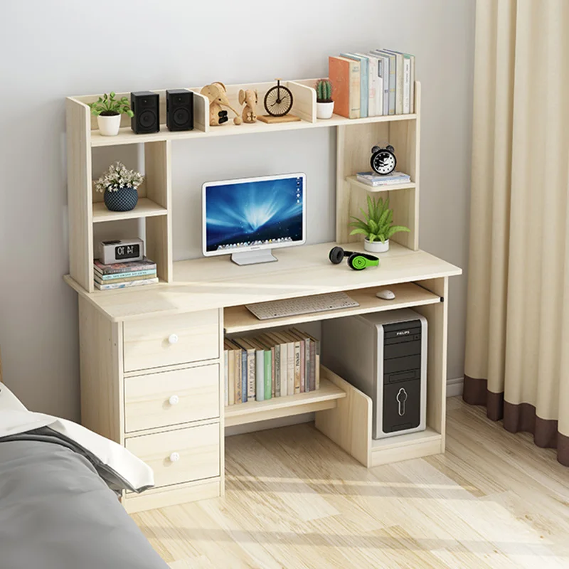 Laptop Stand Table With Bookshelf Portatil Study Furniture Tafel Para Notebook Bed Office Infantil Escritorio Tablo Mesa Desk