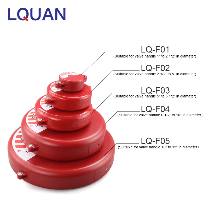 Standard Gate Valve Safety Lockout Cover Device Suitable For Valves With A Handwheel Diameter Of 25-64MM