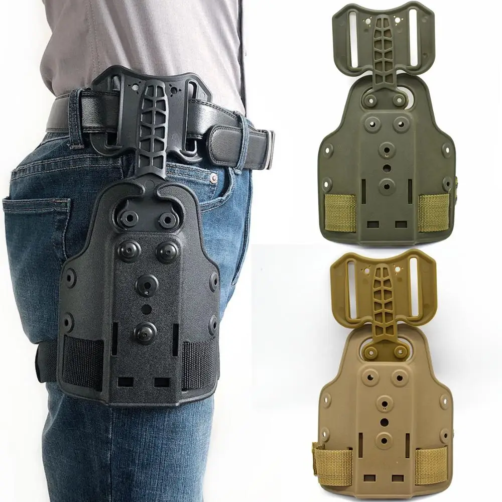 Universal Gun Holster Thigh Holster Platform Hunting Combat Glock17 M9 Drop Leg Pistol Holster Accessories