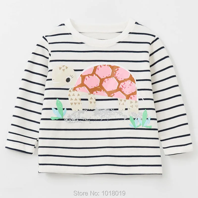 

Graffiti-art 100% Cotton Baby Girl Clothes Children Underwear Brand Girls Blouse Kids t shirt Long Sleeve Stripe tshirt Tee Tops