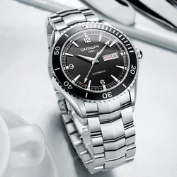 CARNIVAL High Quality Mechanical Watches for Men MIYOTA Automatic Watch Sapphire Double Calendar Luminous 50m Waterproof Reloj