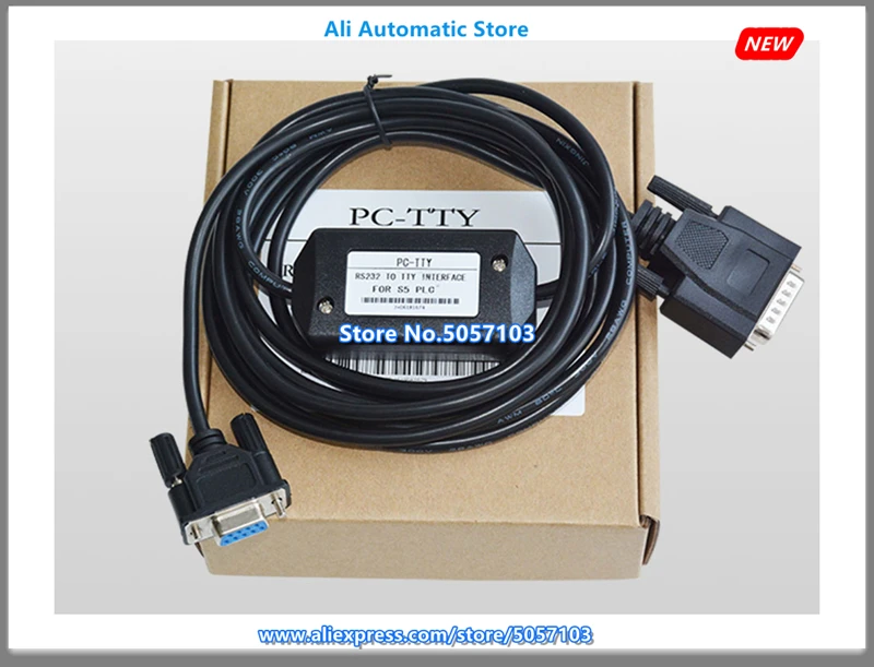 Suitable For S5 Series PLC Programming Cable PC-TTY Download Cable 6ES5734-1BD 15 Pin