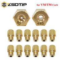 ZSDTRP 10/12pcs Motorcycle VM TM Carburetor Hexagon Main Injectors Nozzle for Mikuni VM TM TMX carb