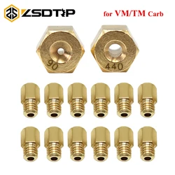 ZSDTRP 10/12pcs Motorcycle VM TM Carburetor Hexagon Main Injectors Nozzle for Mikuni VM TM TMX carb