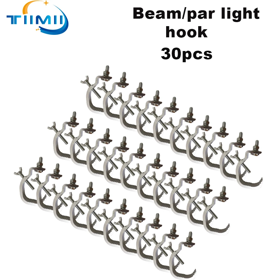 30pcs/lot Aluminum Lights Hook LED Par Hooks Professional Stage Equipment Led Stage Light Truss Dj Club Light Hanging Hook