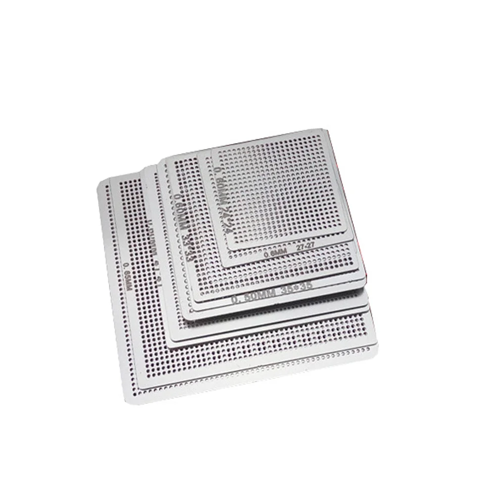 Imagem -04 - Kit Universal Reballing Bga Diretamente Aquecimento Stencils Titular Modelo de Fixação Jig para Consolas de Jogos Reparação Laptop 10 16 33 36 Pcs