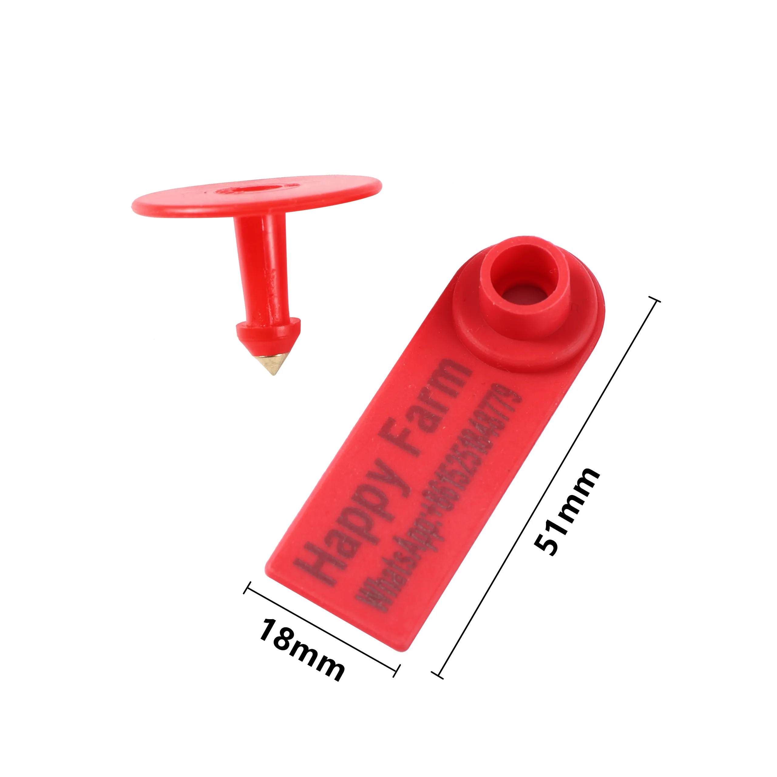 DIY Custom Sheep Ear Tag Laser Printing Name Telephone Number LOGO Pig Cattle Rabbit Farm Animal Ear Tag Custom 30 Pcs
