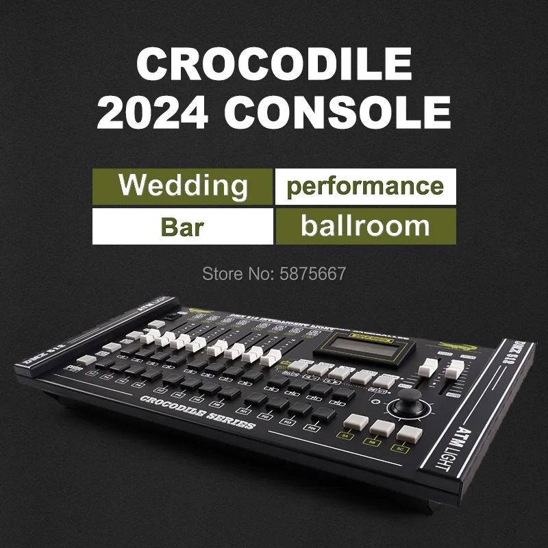 2024 Console DMX512 Controller Computer Light Control Stage Light Console Disco Console Stage Lights For Party Dance Show