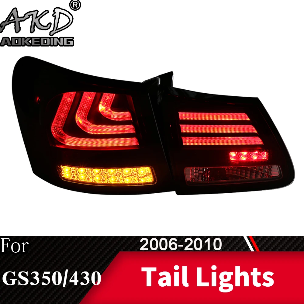 Tail Lamp For Car GS350 2006-2010 LED Tail Lights Fog Lights Daytime Running Lights DRL GS300 GS430 Car Accessories