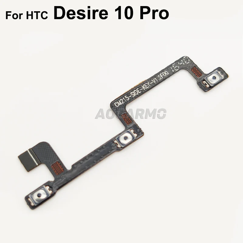 Aocarmo Power On/Off Volume Up/Down Button Flex Cable Replacement Parts For HTC Desire 10 Pro