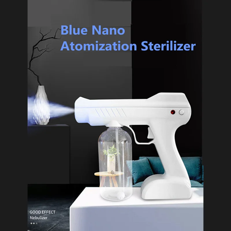 

DS350 Blue Light Spray Disinfection Gun Charging Portable Anti Epidemic Atomizing Disinfecting 2600Hz