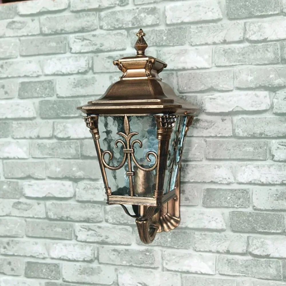 SANDIY Vintage Wand Licht Outdoor Veranda Lampe IP65 Retro Garten Lichter für Villa Terrasse Yard Tor Außen Leuchte Bronze E26/E27