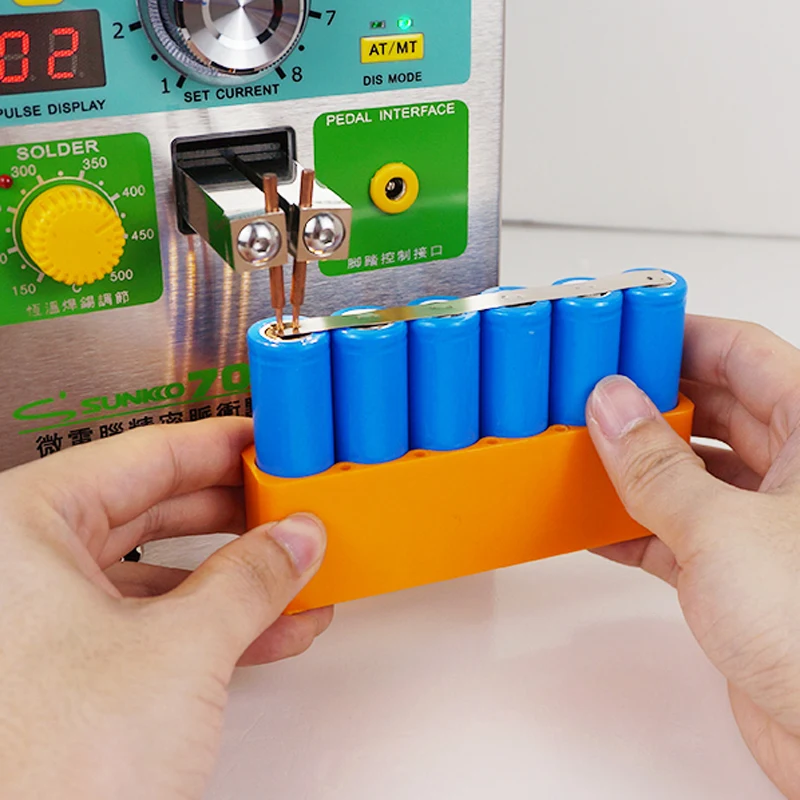 18650 Battery Fixture Fixed For Spot Welding Lithium Battery Pack Weld Fixture Spot welder welding Batteries Fixed Holder