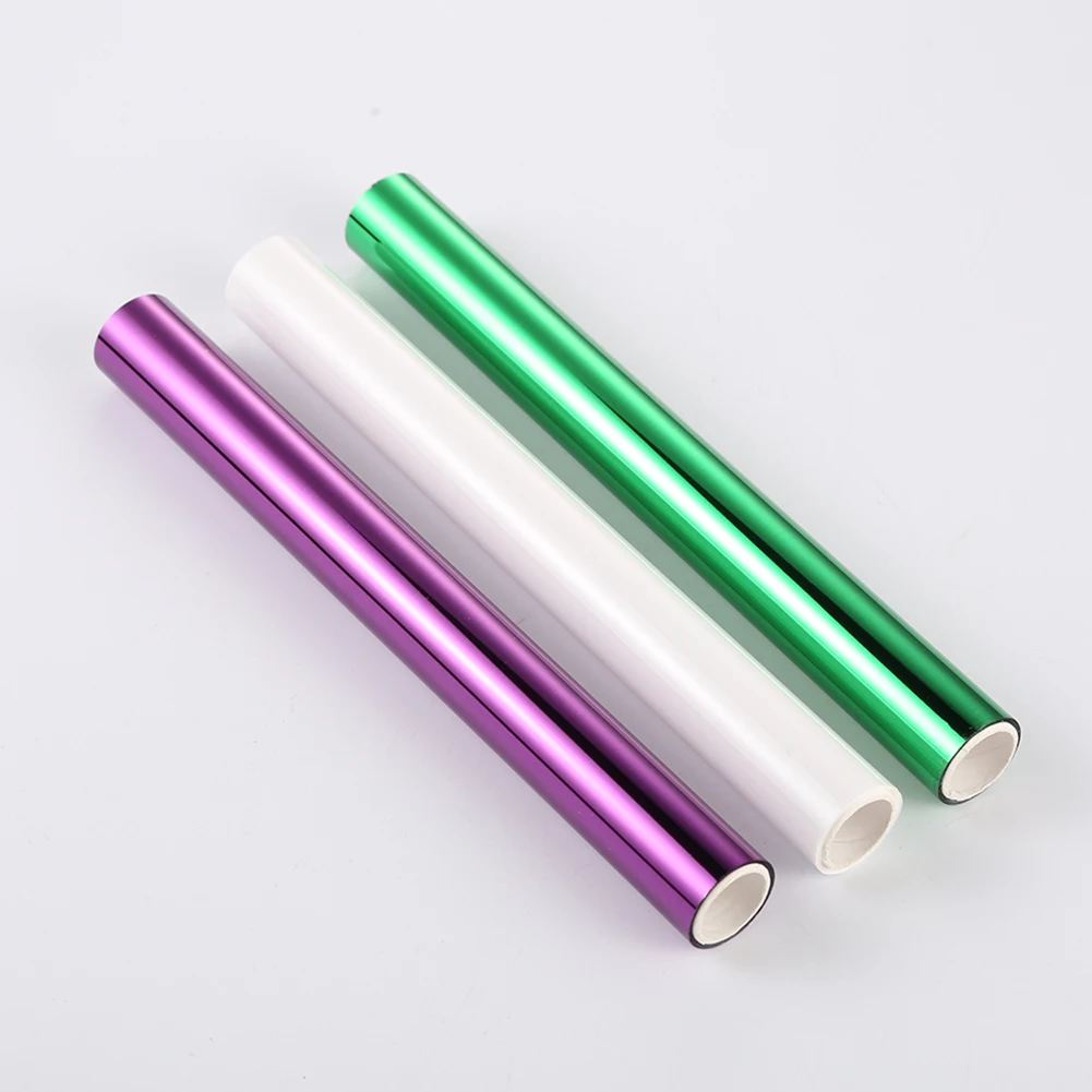 Foil Paper 2021 15 Colors Toner Reactive Foil 19.3cmx5m Foil by Laser Printer and Laminator for Crafts Card Making