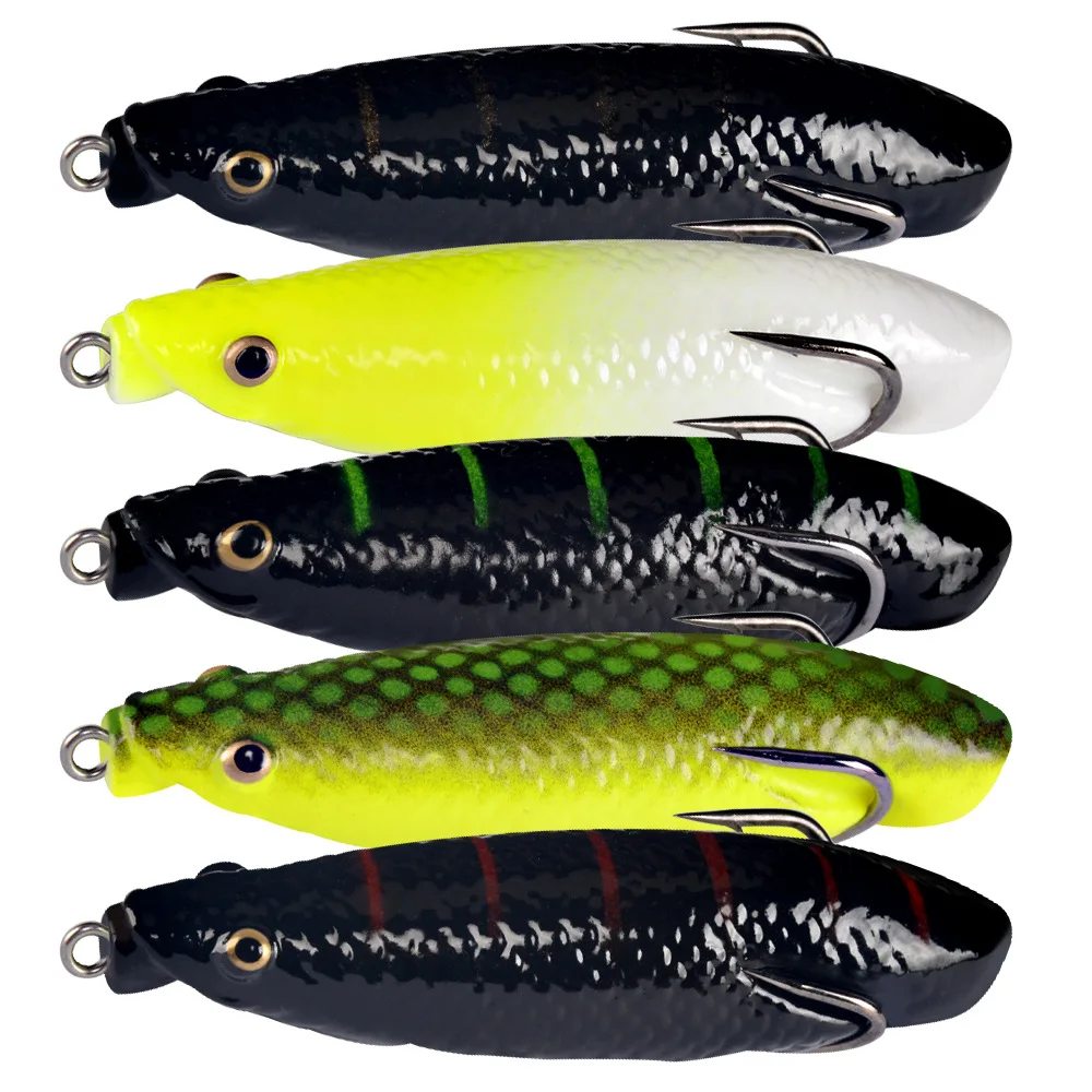 Señuelo rana silicona artificial – Wobbler Crankbait para arrastre - imagen 3