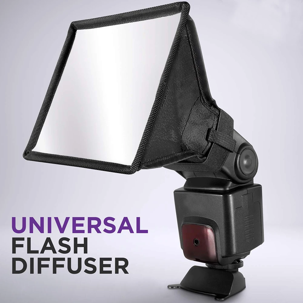 30x20cm/17x15cm Universal Collapsible Flash Diffuser Light Softbox for Nikon Canon Sigma Sony Yongnuo Godox Olympus Speedlight