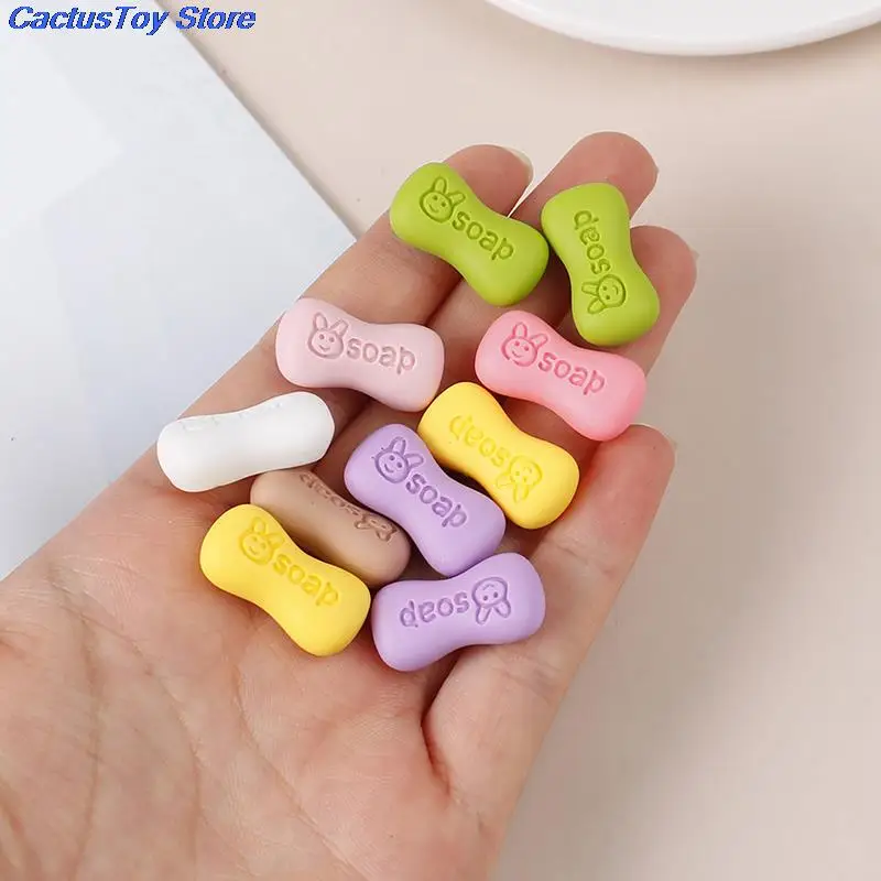 

Миниатюрное мыло для кукольного домика, 10 шт., масштаб 1/12, имитация кремового мыла для кукольного домика, аксессуары для украшения мебели