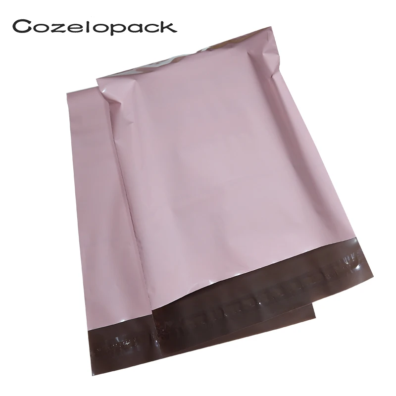 100pcs Light Pink Eco Poly Mailers Self Adhesive Shipping Mailing Package Mailer Postal Envelopes Gift Bags Courier Storage Bags