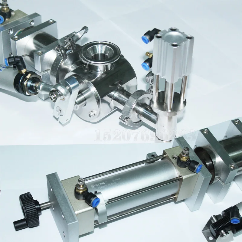 Imagem -06 - Air Cylinder Filling Head Piston Filling Machine sem Base Ss304 55000ml Todos os Tamanhos Paste Stuff Filling Machine