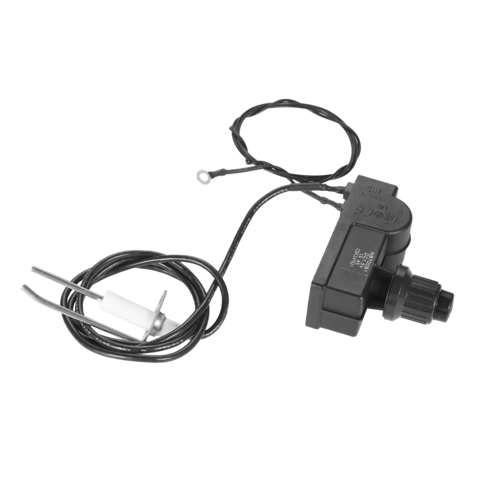 Kit de montaje para botón de arranque de 36 pulgadas, sistema de quemador de Gas, calentador de propano BTUs 150.000, con 2 salidas y cable de tierra