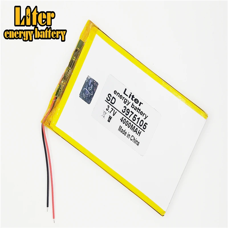 3.7V 3975105 4000mah polymer lithium ion battery Li-ion battery for tablet pc 7 inch MP3 MP4