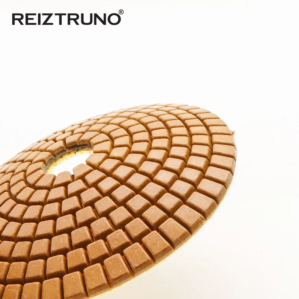 Reiztruno 80mm/100mm cuscinetti per lucidatura stomex lavelli a tazza per lucidatura e curve "per calcestruzzo, granito, marmo e pietra naturale
