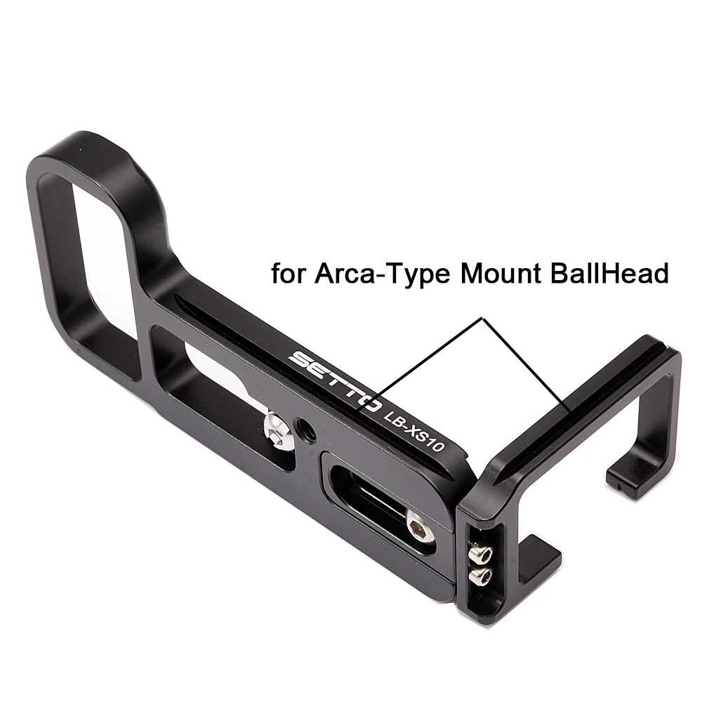 แผ่น Quick Release L Holder Grip สำหรับ Fuji ฟิล์ม X-S10 XS10 Fuji กล้อง W/Arca-Type 1/4"