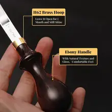 Wide Leather Skiving Tool M390 Steel #4