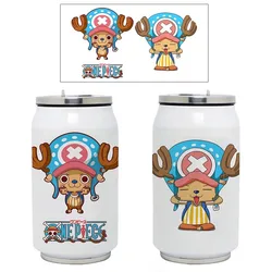 Anime Game Vacuum Cup One Piece Luffy Cosplay 304 Stainless Steel Vacuum Flask Coffee Mug Cola Shape Water Can with Nipple Gift