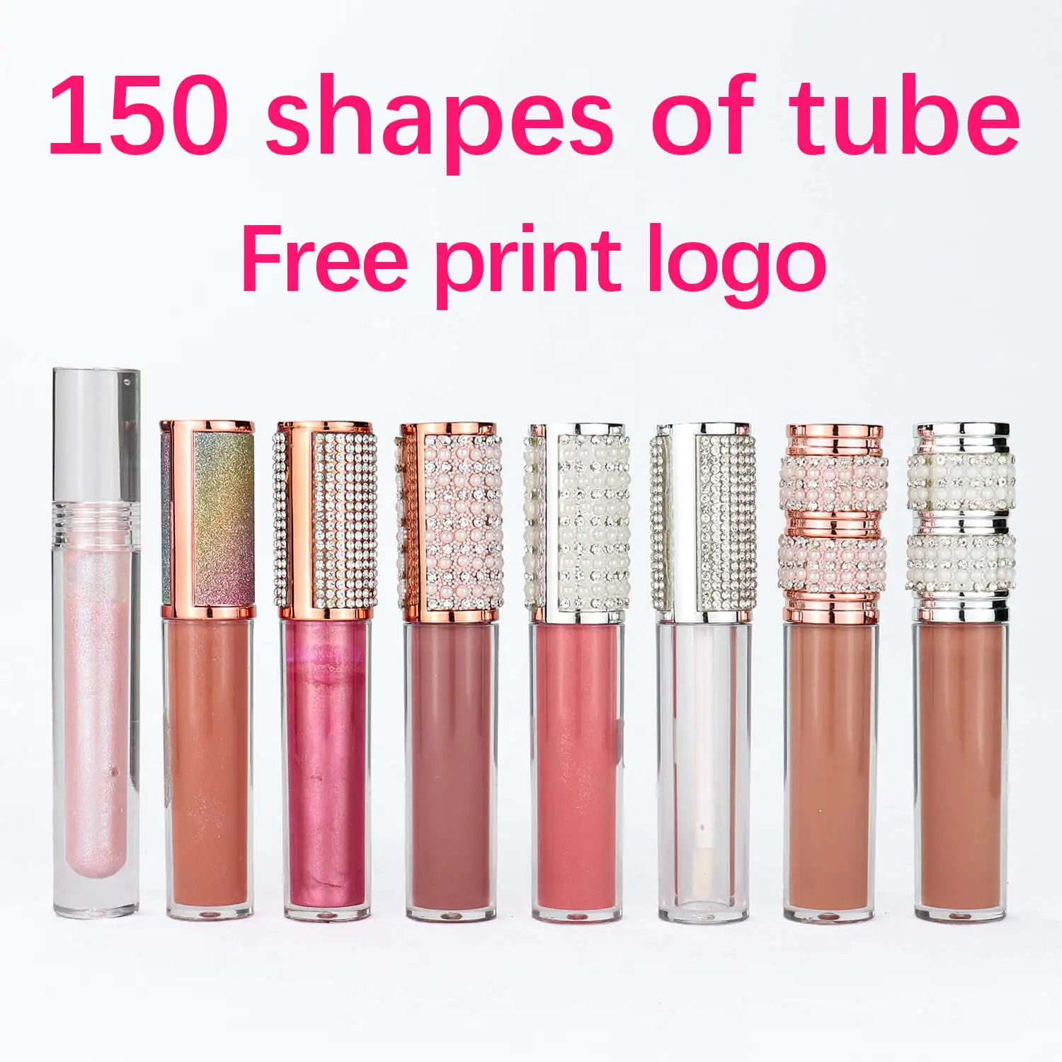 Wholesale Lip Gloss Custom Logo Private Label No Brand Custom Lipgloss Tube No Logo Lipstick Vendor