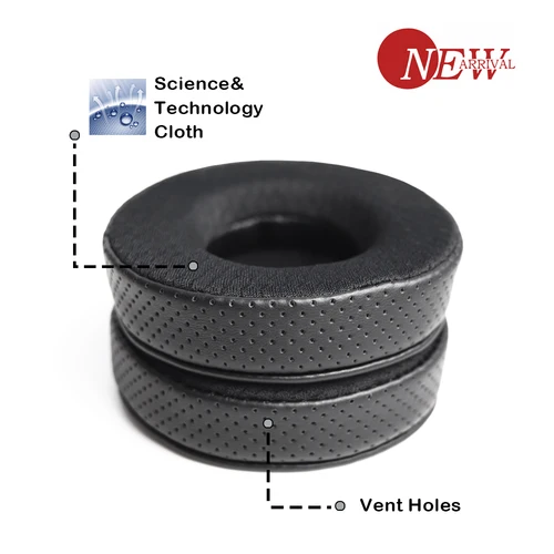 Imagen 2 del producto EarTlogis-almohadillas de repuesto para auriculares AKG K52 K72 K92 K-52, almohadillas de repuesto para K-72, funda de almohadillas para los oídos, K-92