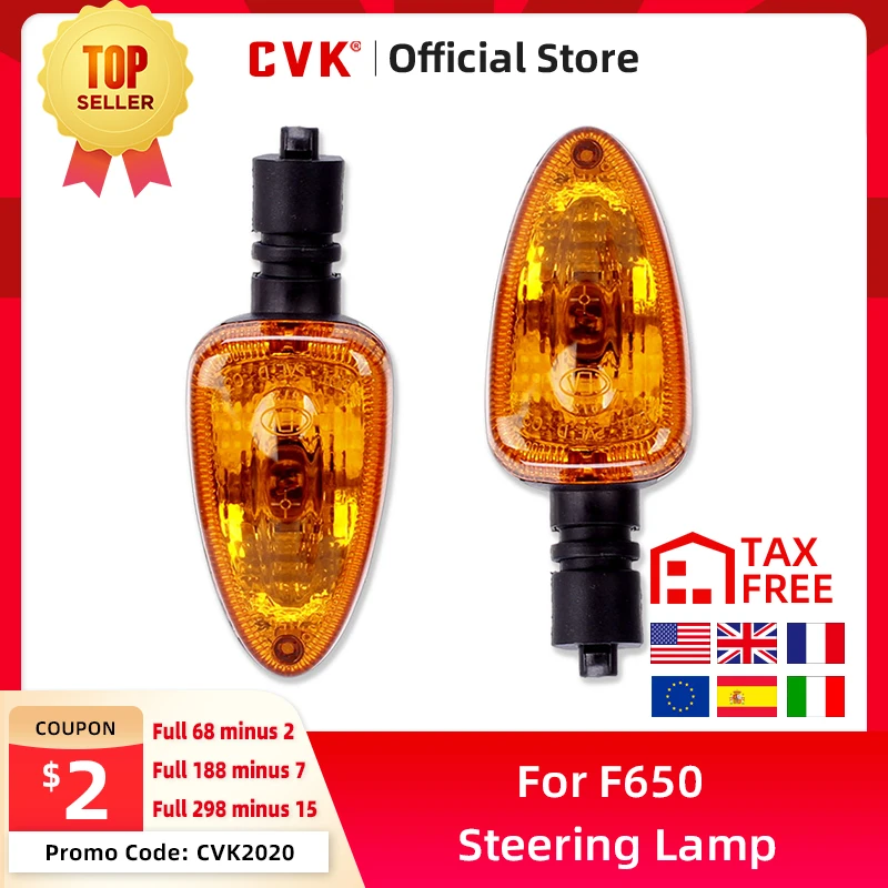 CVK Clear Turn Signal Light Indicator For BMW F800ST R1200GS F650GS F800GS F800R F800S K1300R R1100GS R1100R R1150GS Blinker